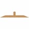 Ekena Millwork Portland Smooth Timber Gable Bracket, Western Red Cedar, 72"W x 15"H x 1 1/2"D x 5 1/2"F, 5/12 Pitch GBW072X15X0206POR00SWR - alternate 1